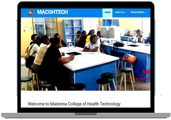 The Madonna College of Health Technology (MACOHTECH), Olokoro, Umuahia, founded in the year 2020, belongs to the Roman Catholic Diocese of Umuahia. The Proprietor/Visitor to the college is Most Rev. Lucius Iwejuru Ugorji, the Roman Catholic Bishop of Umuahia Diocese.